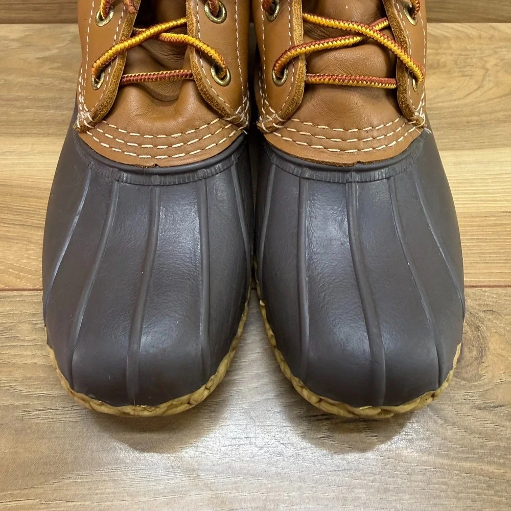 LL Bean Boots Duck Boot Women 7 M Lace Up Waterproof Outdoor Trail Fall Winter